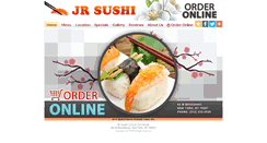 Desktop Screenshot of jrsushi.com